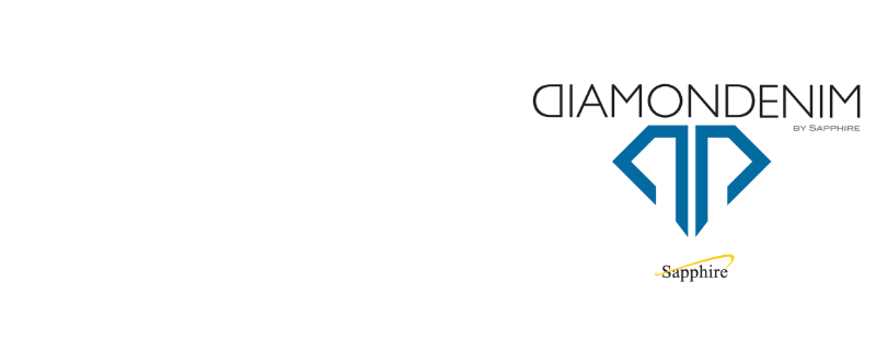 Logo Diamond Denim
