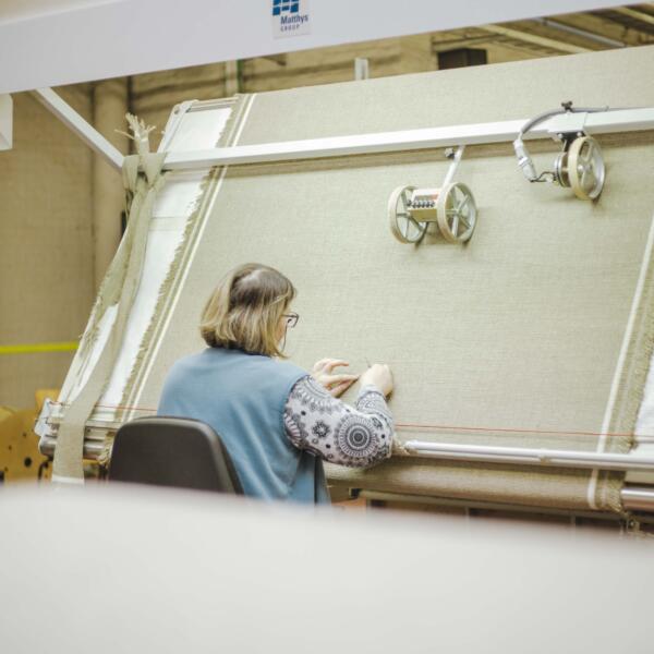 Inspection table fabric