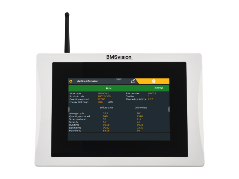 DU11 Front No Cable Entries Machine Information Plastics EN