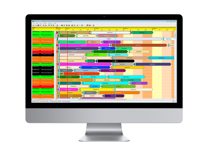 KnitMaster Planboard TV screen