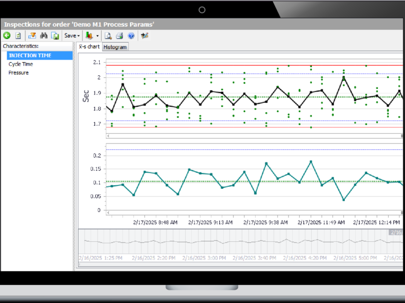 QMaster Process monitoring laptop
