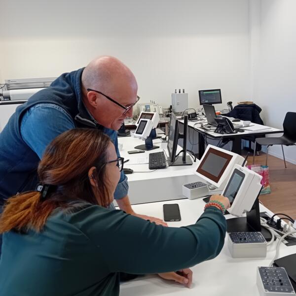 Customer training MES at BMSvision Academy